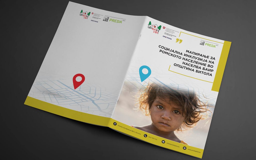 Mapping for social inclusion of the Roma population in the settlement Bair municipality of Bitola - Open Cover - Branding & Design | YasDesigner